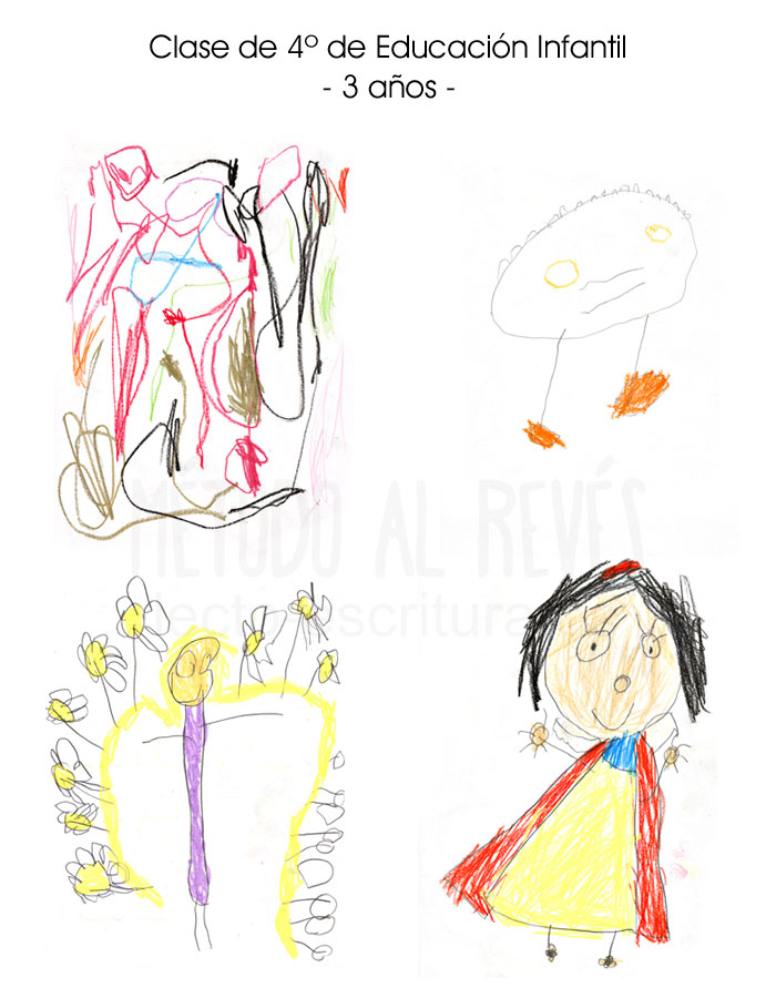 dibujos Clase de 4º de Educación Infantil 3 años