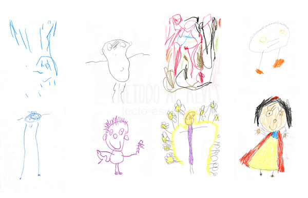 evolución del dibujo en niños de 3 años